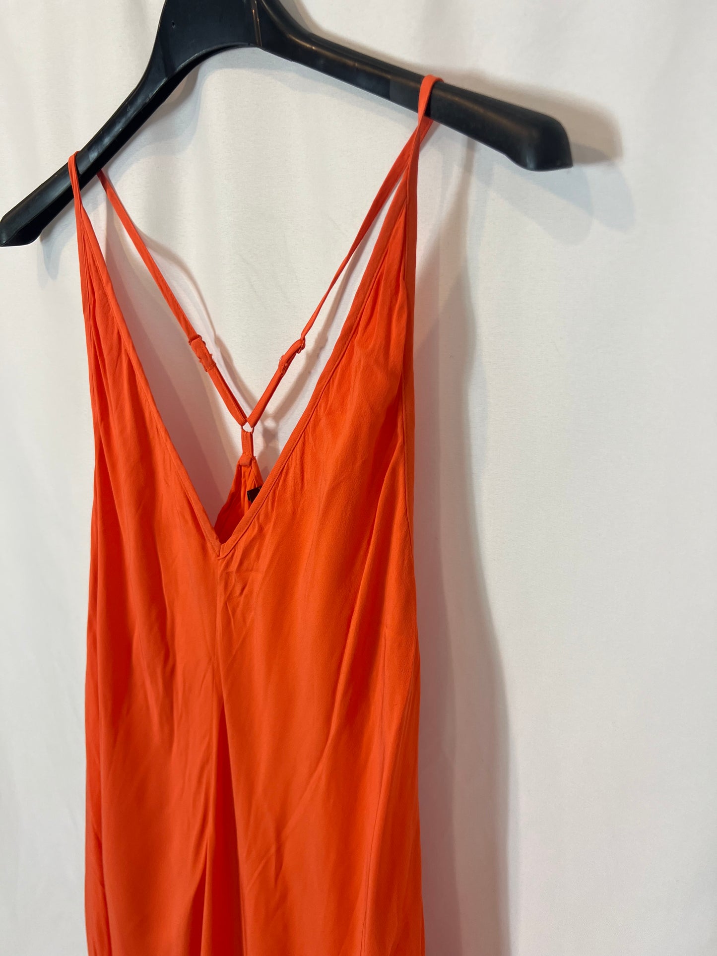 COMPTOIR DES COTONNIERS. Vestido largo naranja T.36