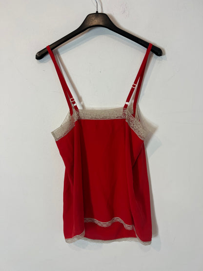 ZADIG&VOLTAIRE. top seda lencero rojo T.xs