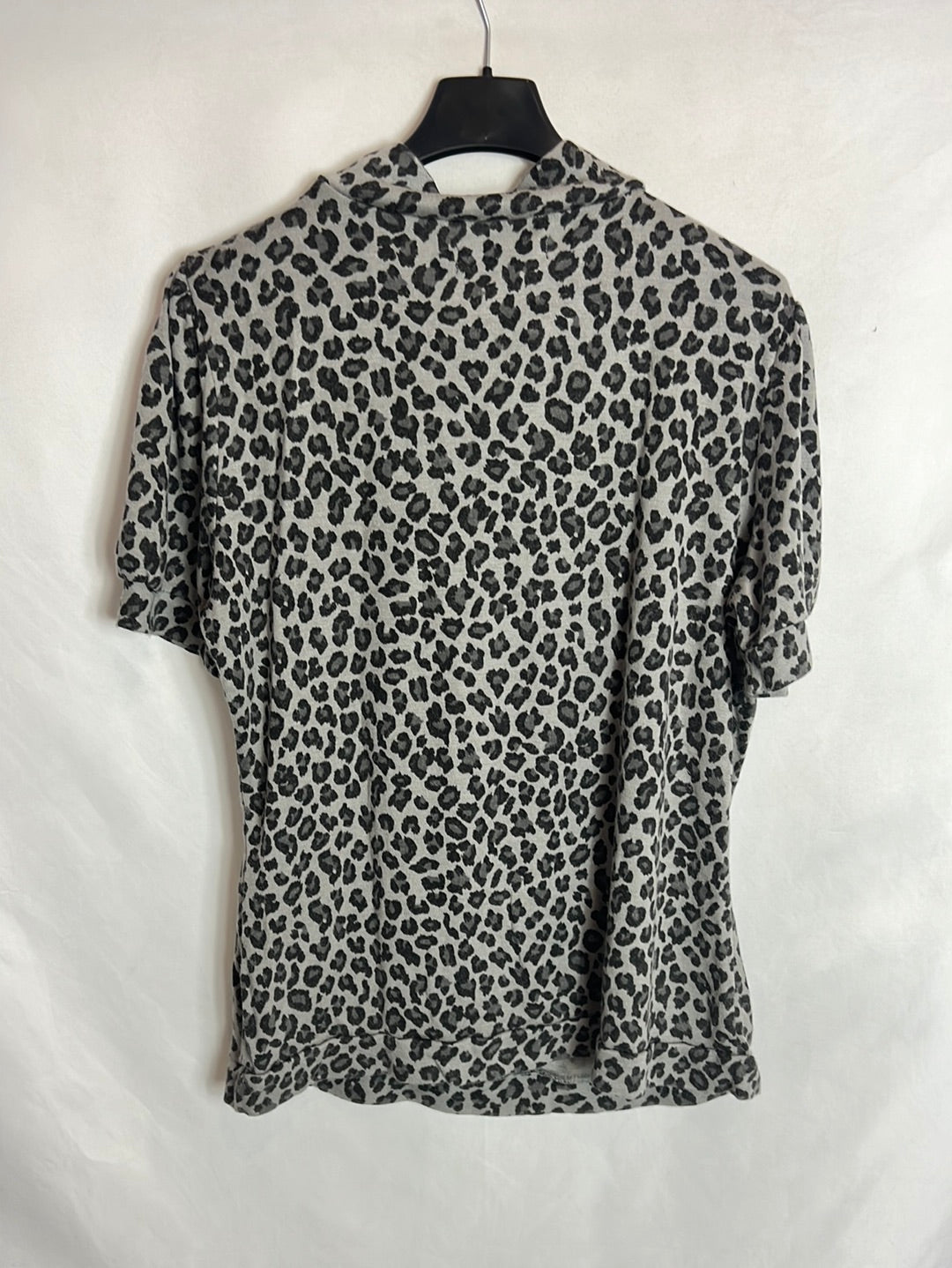 ZARA. Top punto animal print. T XL