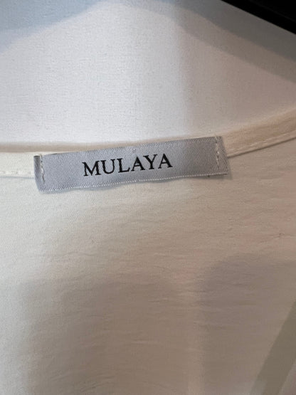 MULAYA. Blusas blanca lazada T.m