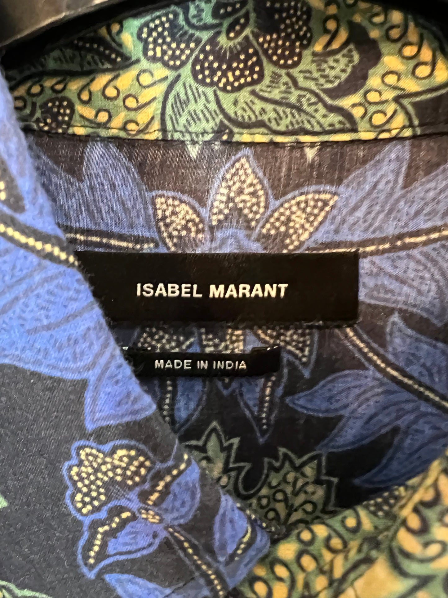 ISABEL MARANT. Camisa  manga corta estampada T.xs