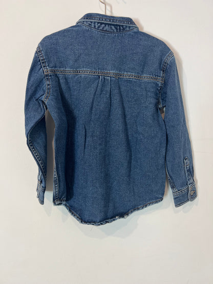 ZARA. Camisa denim bolsillo. T 6 años