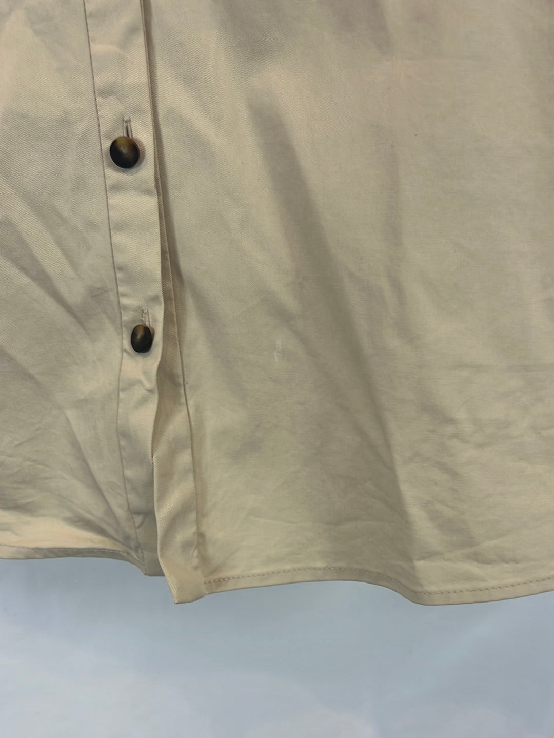 BA&SH. Camisa/sobrecamisa beige T.s