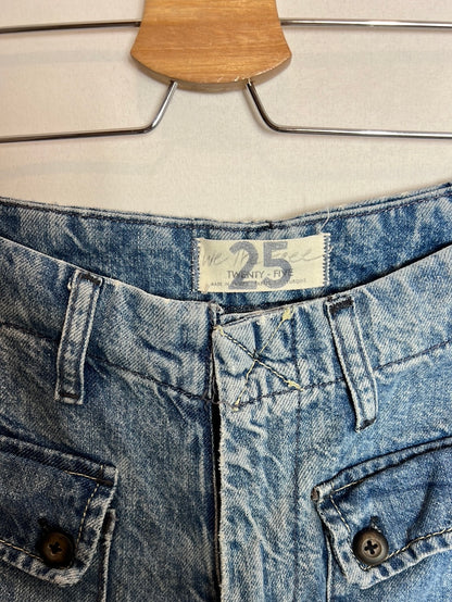 FREE PEOPLE. Denim fluido efecto desgastado. T 25 (36)