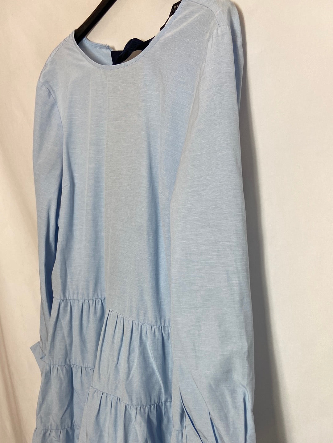 ZARA. Vestido azul camisero  T.S