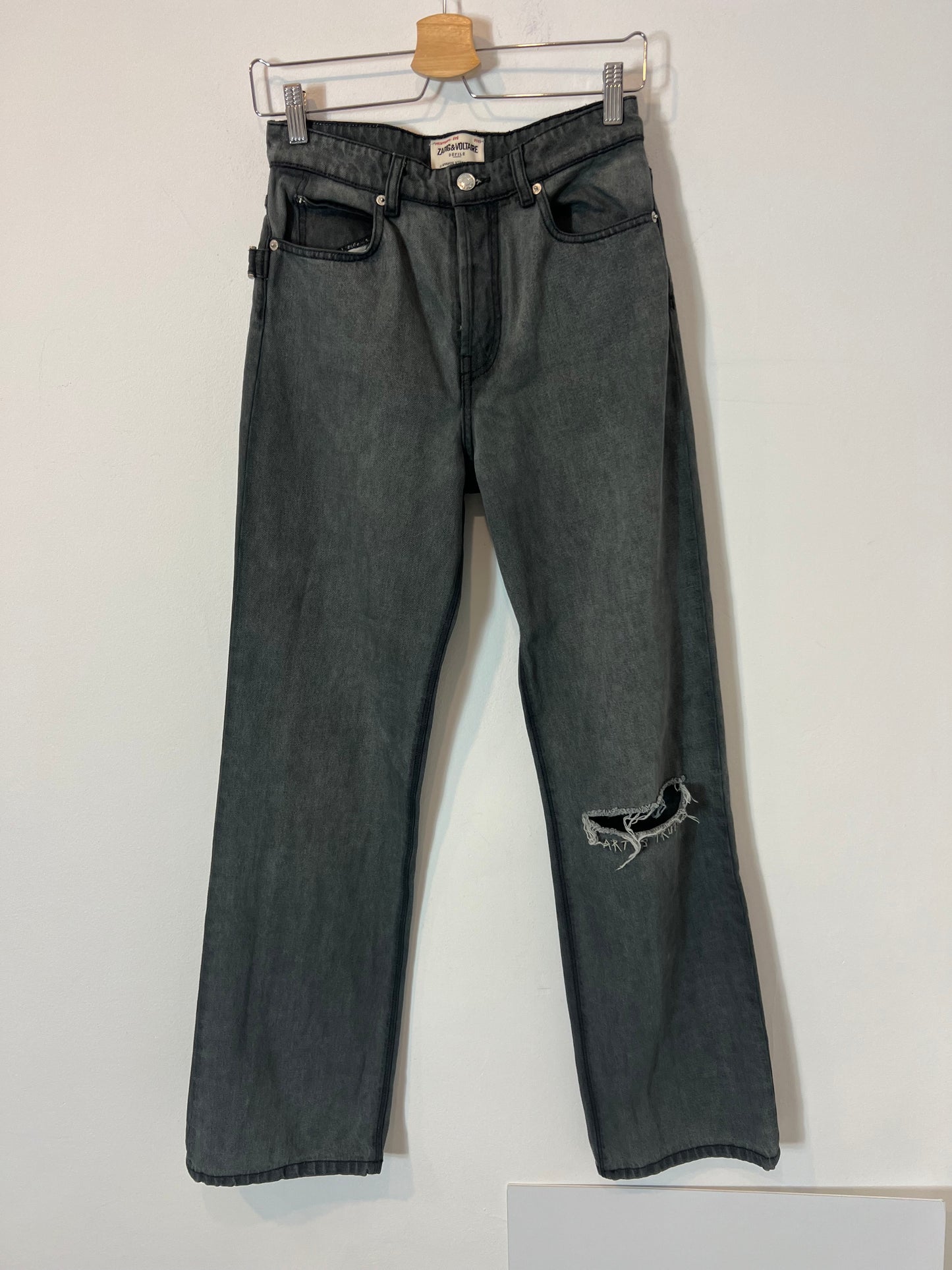 ZADIG&VOLTAIRE. Denim gris para ancha Tu(36)