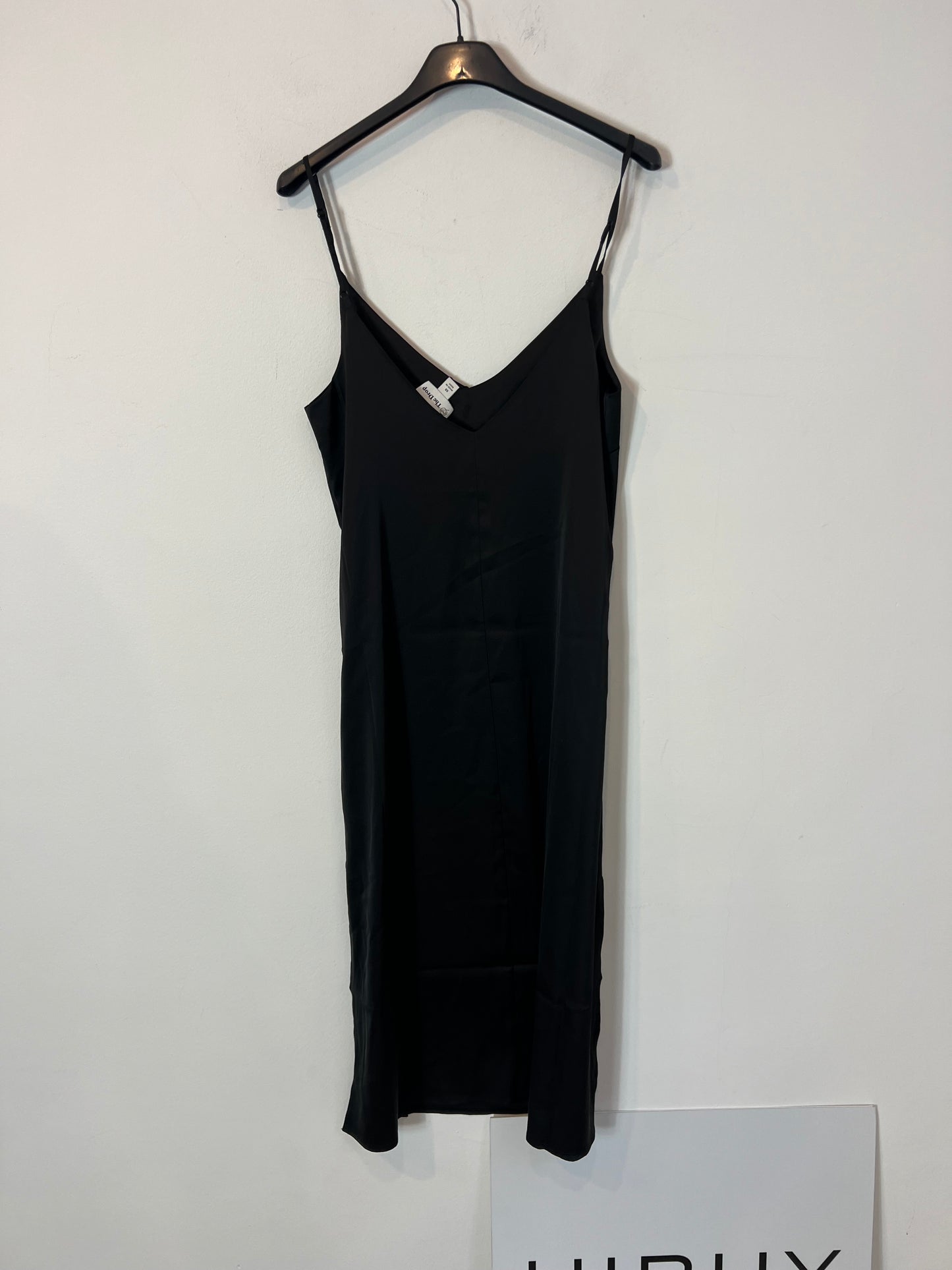 THE DROP. Vestido negro lencero T.xs