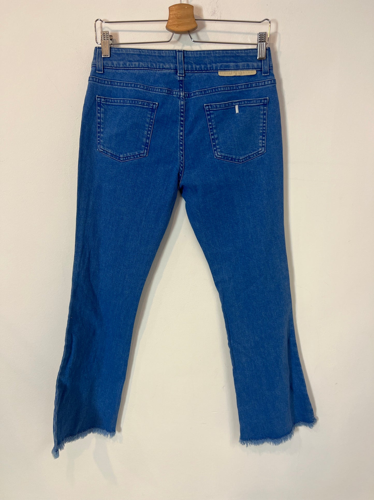 STELLAMcCARTNEY. Denim cropped flecos. T 28 (38)