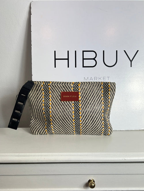 BIMBA Y LOLA. Bolso azul trenzado – Hibuy market