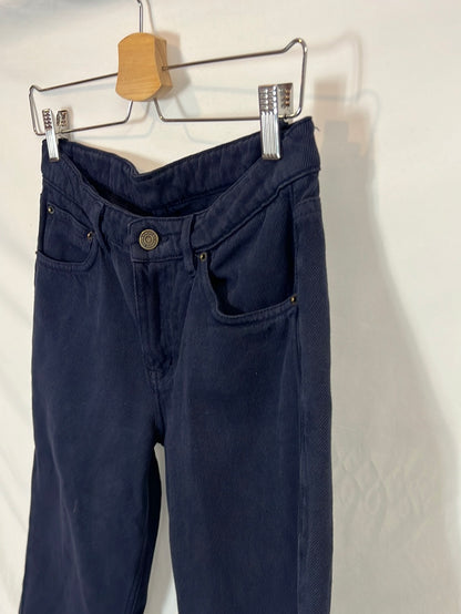 AMERICAN VINTAGE. Denim cropped azul . T 27