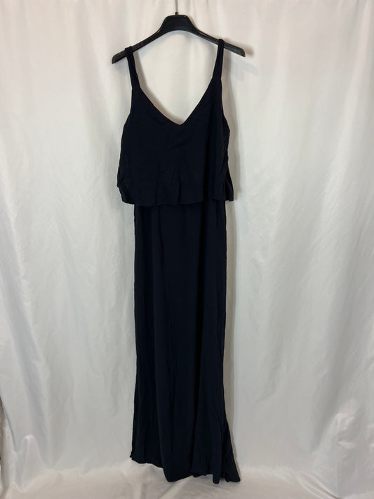 ZARA. Vestido largo azul aperturas . T XS