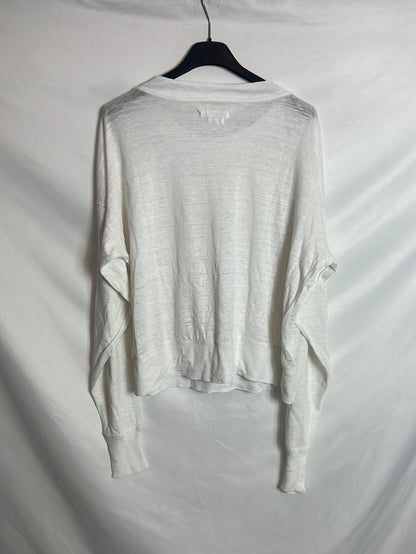 ISABEL MARANT. Sudadera fina blanca . T S