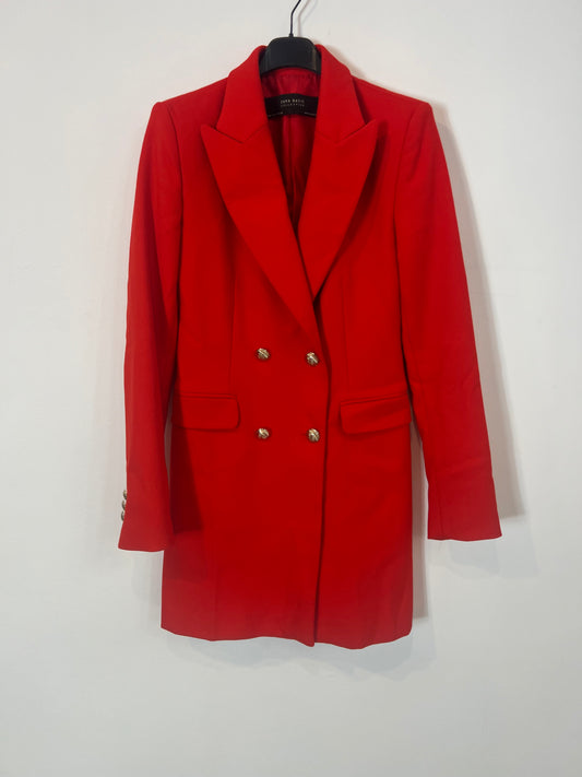 ZARA. Chaqueta roja botones dorados. T S