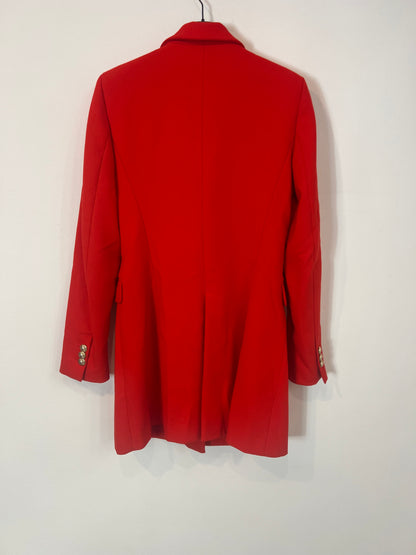 ZARA. Chaqueta roja botones dorados. T S