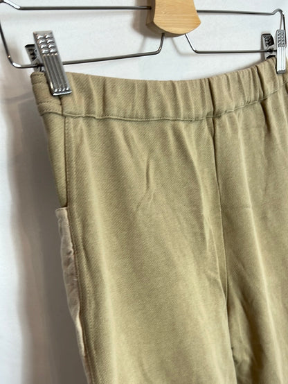 ZARA. Pantalón bicolor pliegue. T S