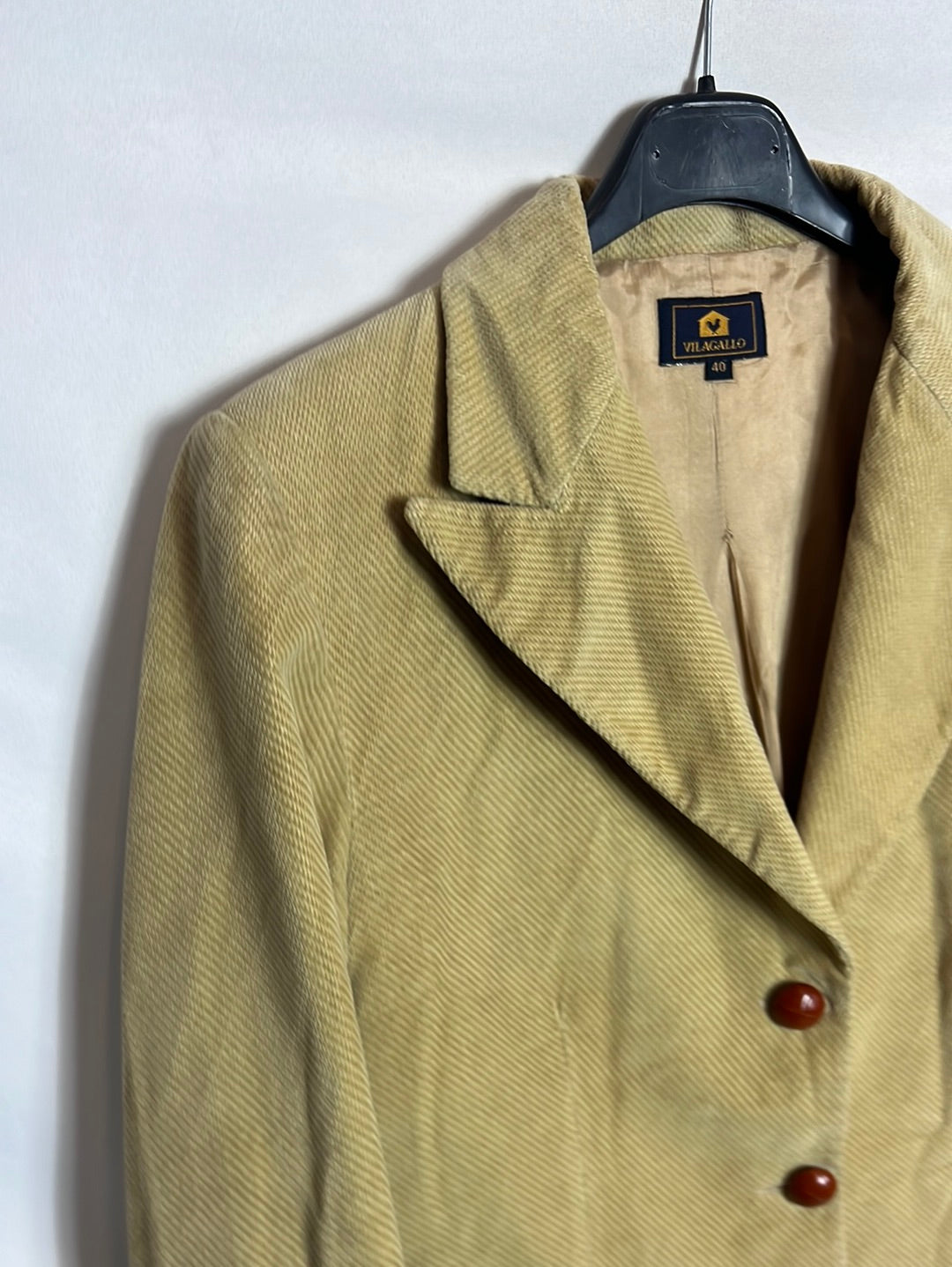 VILAGALLO. Blazer camel textura  T.40