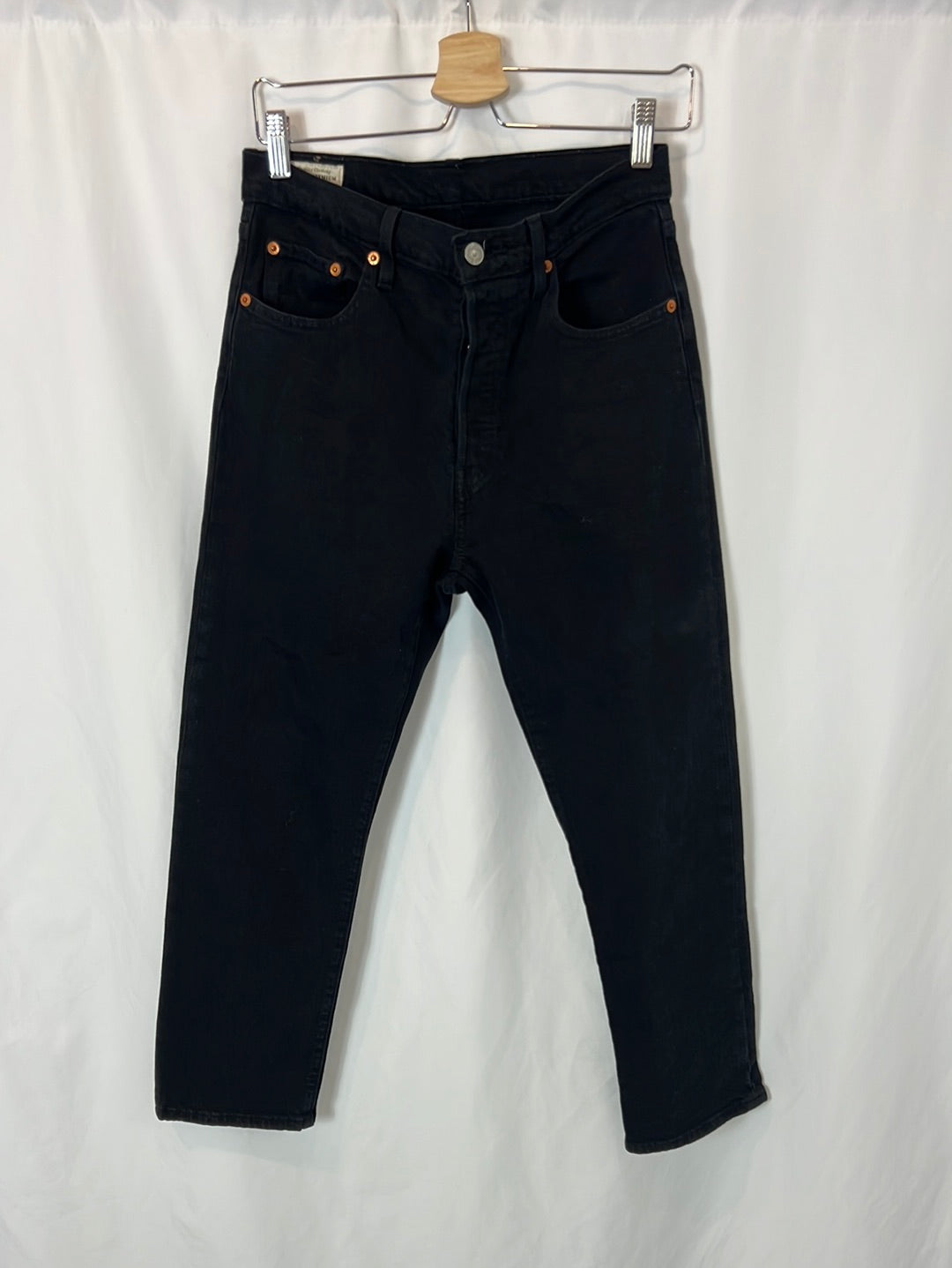 LEVI'S. Pantalón denim negro T.28(38)