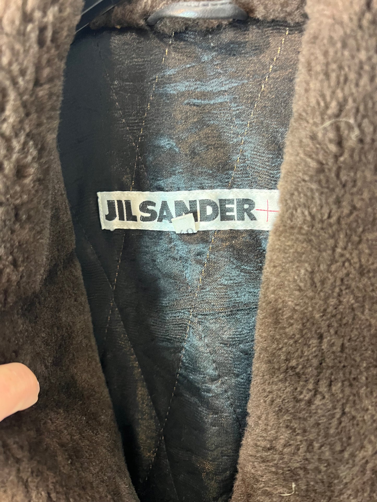 JIL SANDER. Chaqueta marrón, T 40