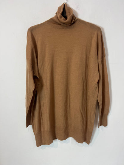 ZARA. Jersey fino camel  T.s