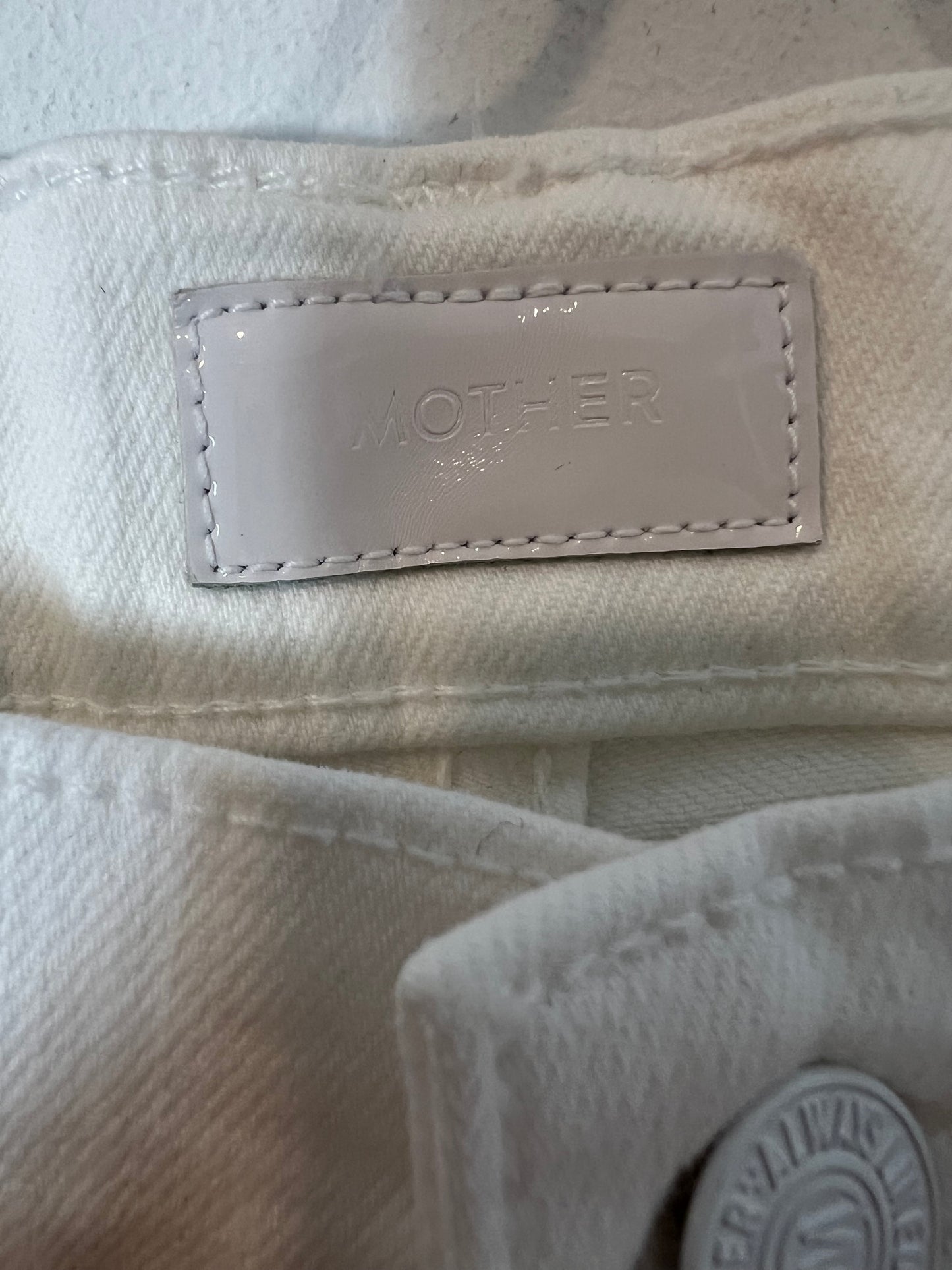 MOTHER. Pantalón denim blanco T.26 (36)