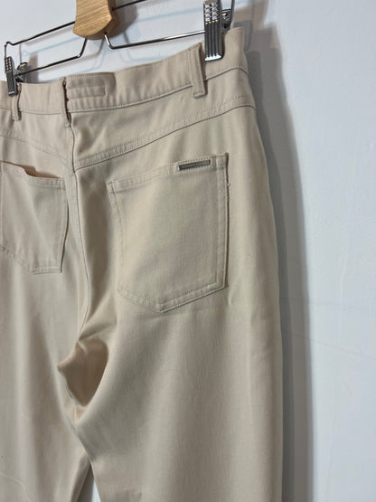 ESCADA SPORT. Pantalón recto beige. T 40