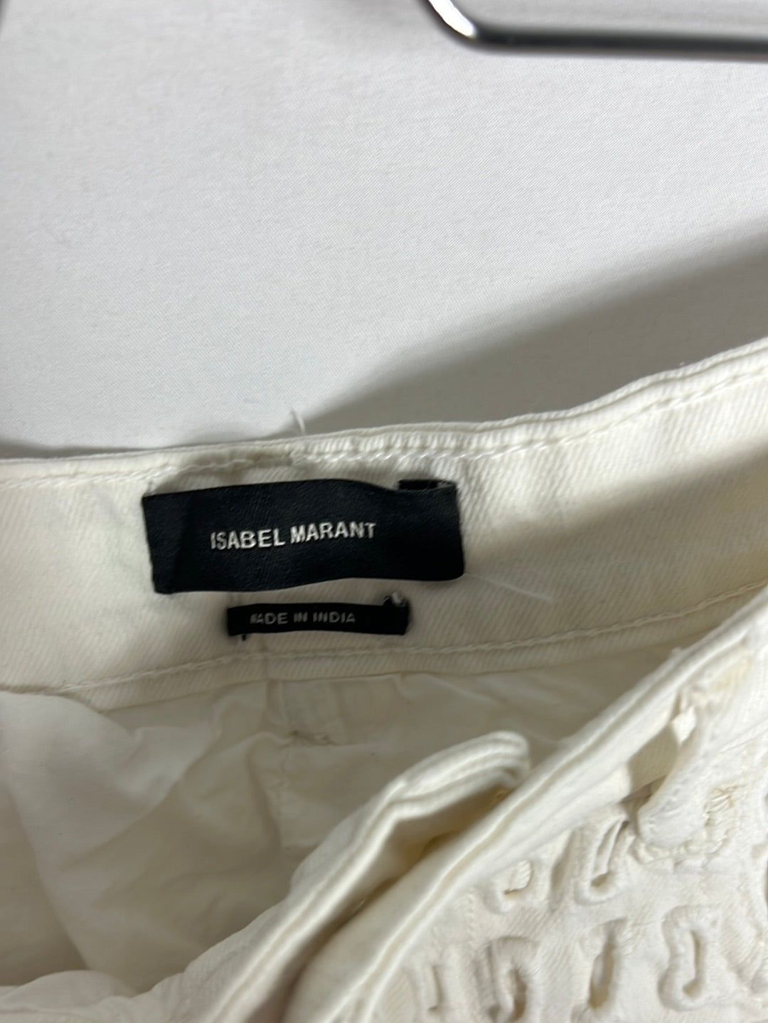 ISABEL MARANT. Pantalón  troquelado semitransparente . T 38