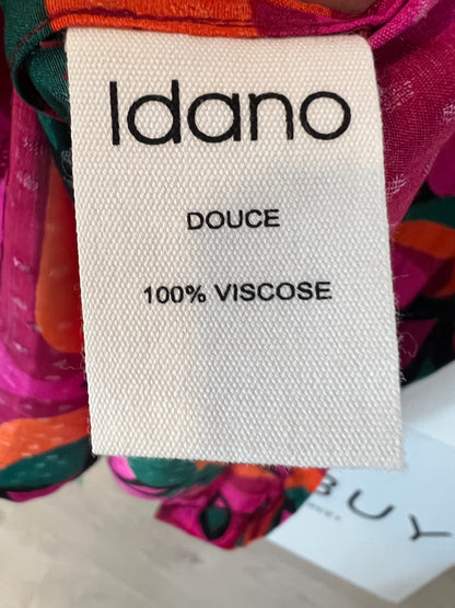 IDANO. Vestido midi estampado retro T.2(m)