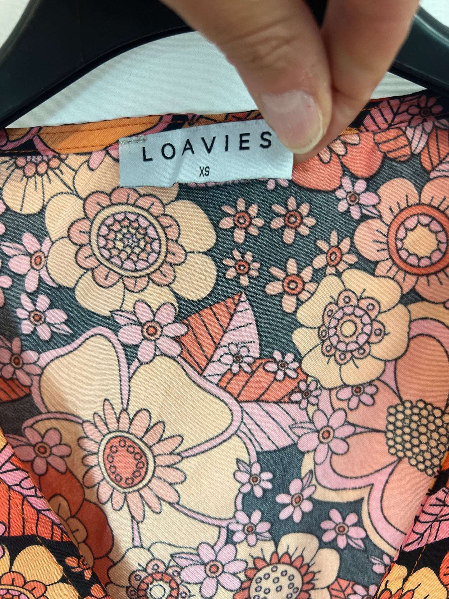 LOAVIES. Top flores estilo retro. T S