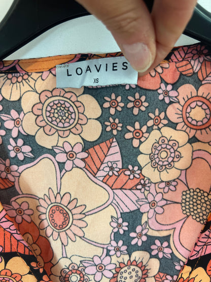 LOAVIES. Top flores estilo retro. T S