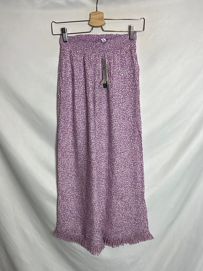 WOMEN'SECRET. Pantalón morado estampado TS