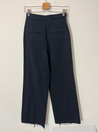 ISABEL MARANT. Pantalón azul rayas diplomáticas T.34