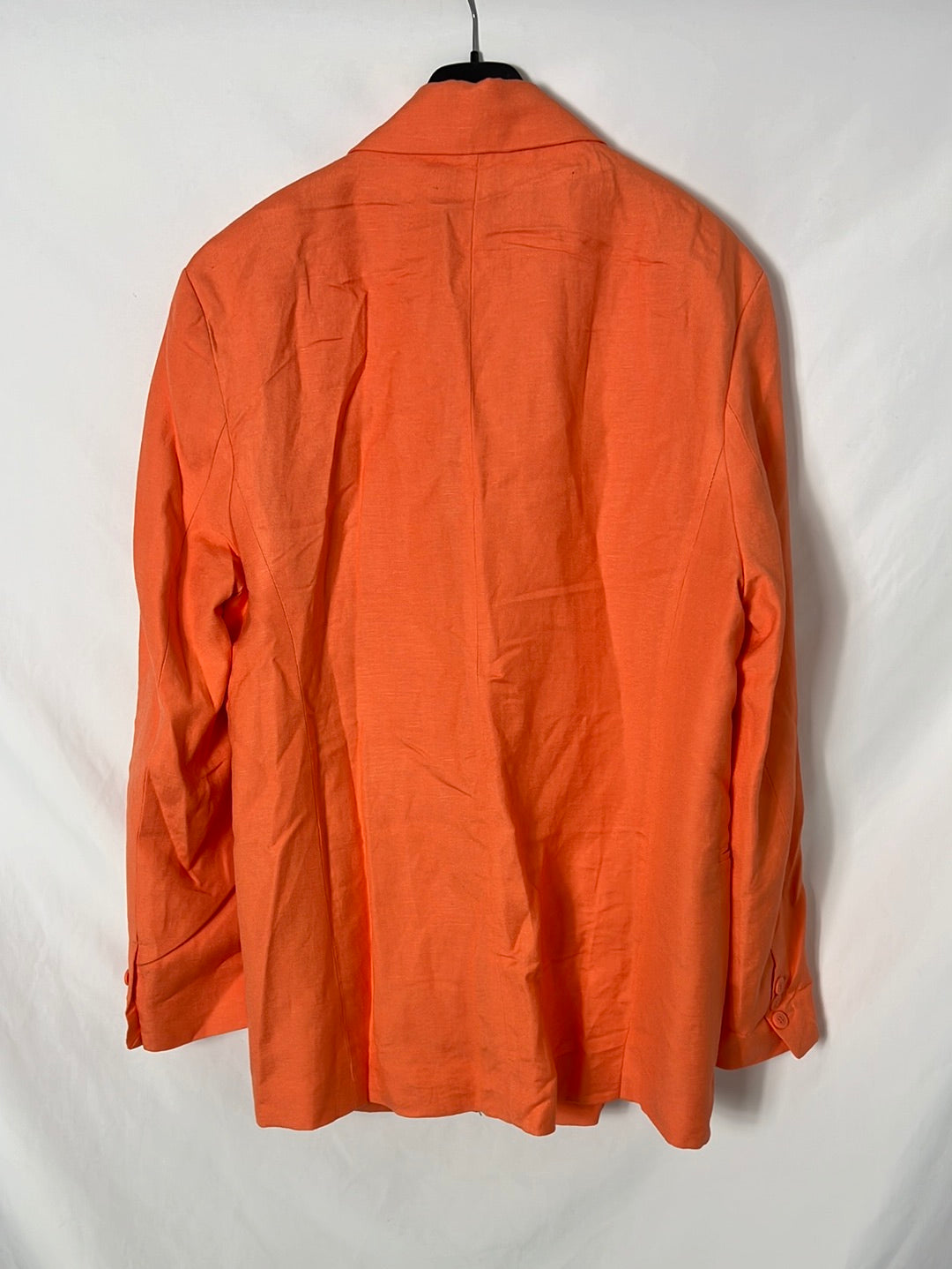 BERSHKA. Blazer naranja lino T.l