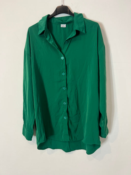 TOPPIES. Blusa fluida verde T.m