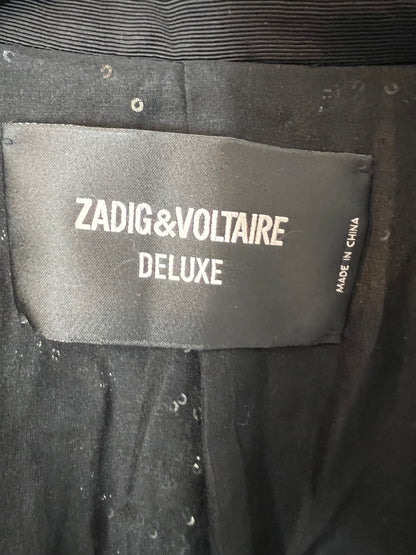 ZADIG&VOLTAIRE. Chaqueta lentejuelas negras y doradas. T S