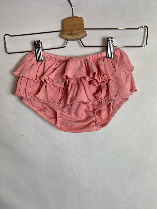 KIABI. Conjunto rosa calado. T 24 meses