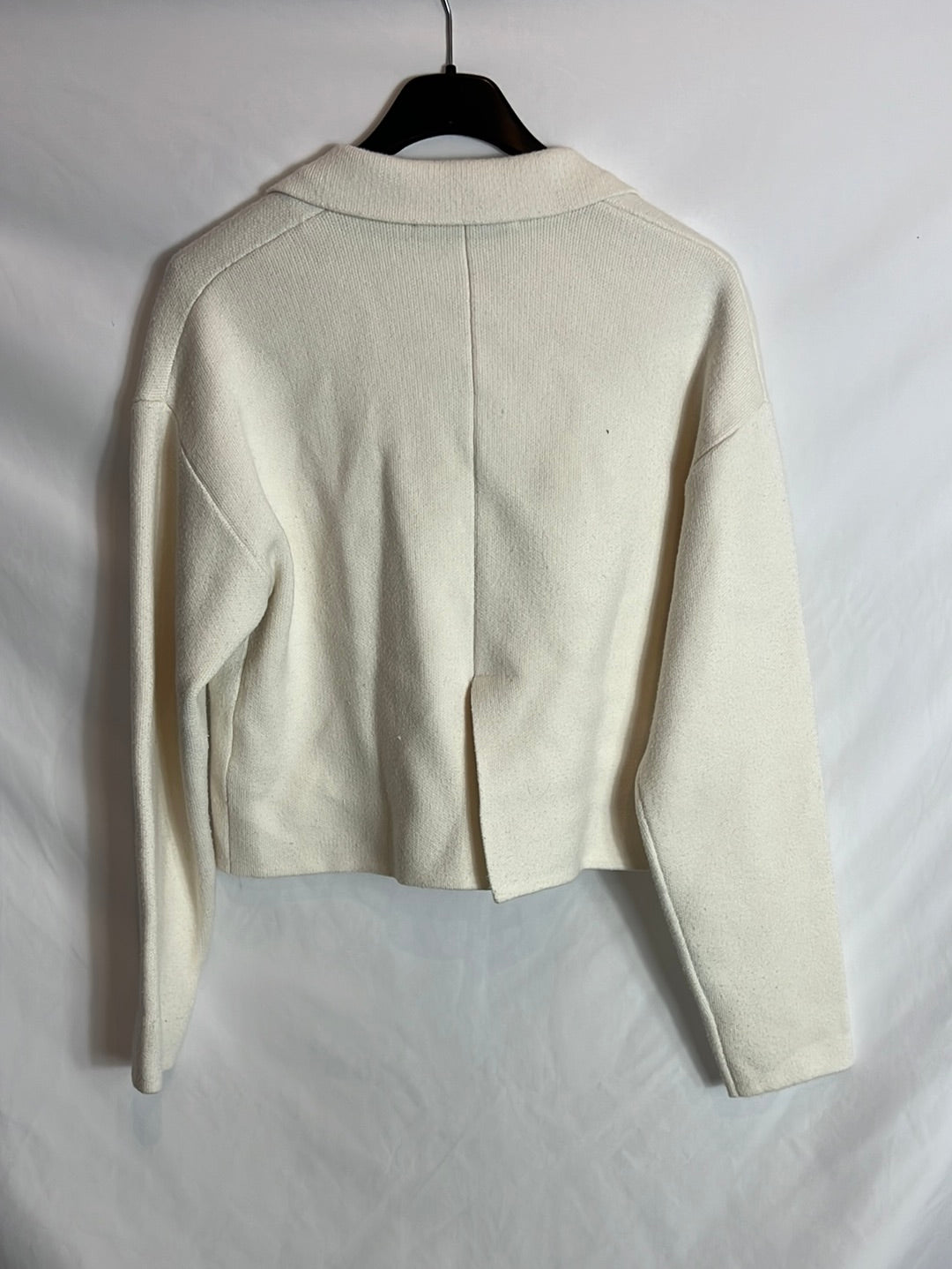 ZARA. Chaqueta beige punto T.xs(TARA)