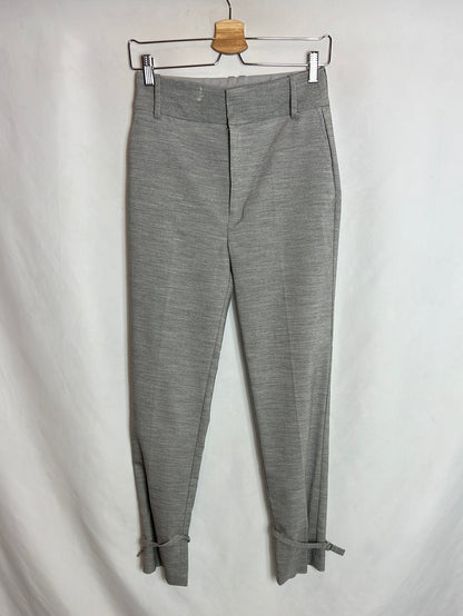 INWEAR. Pantalón gris jaspeado. T 36