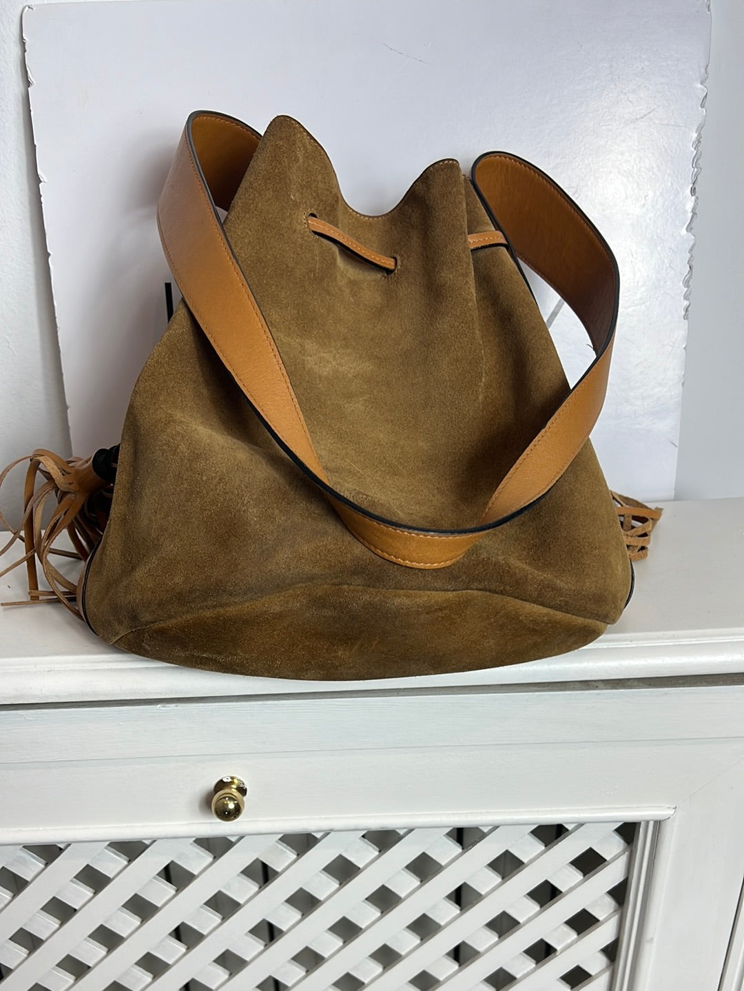 ISABEL MARANT. Bolso piel bordados(Tara)