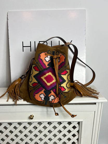 ISABEL MARANT. Bolso piel bordados(Tara)