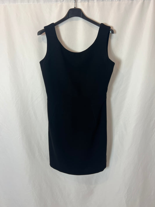 DOLORES PROMESAS. Vestido negro lazada T.38