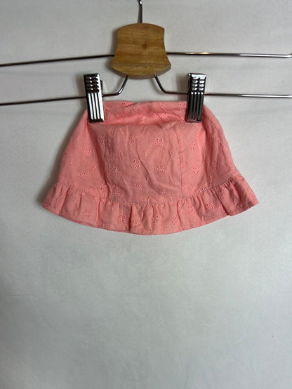 KIABI. Conjunto rosa calado. T 24 meses