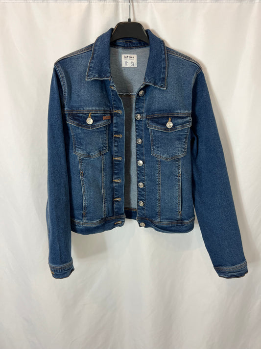 LEFTIES. Chaqueta denim oscura T.s