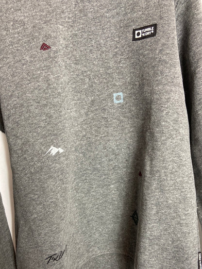 TUMBLE ‘N DRY. Sudadera gris dibujos T. 8-10 años