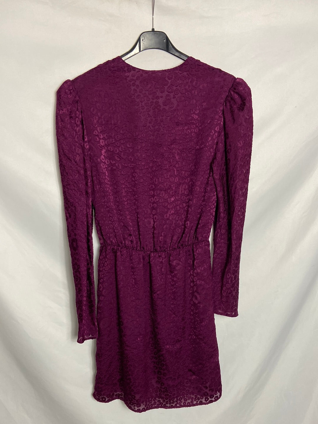 &OTHER STORIES. Vestido morado textura T. 34