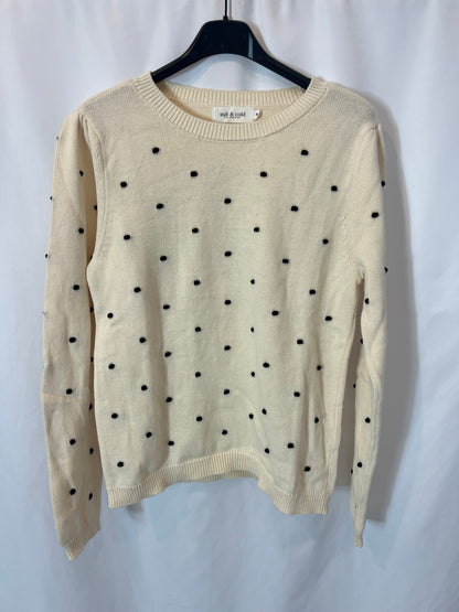 INDI & COLD. Jersey beige bodoques. T M