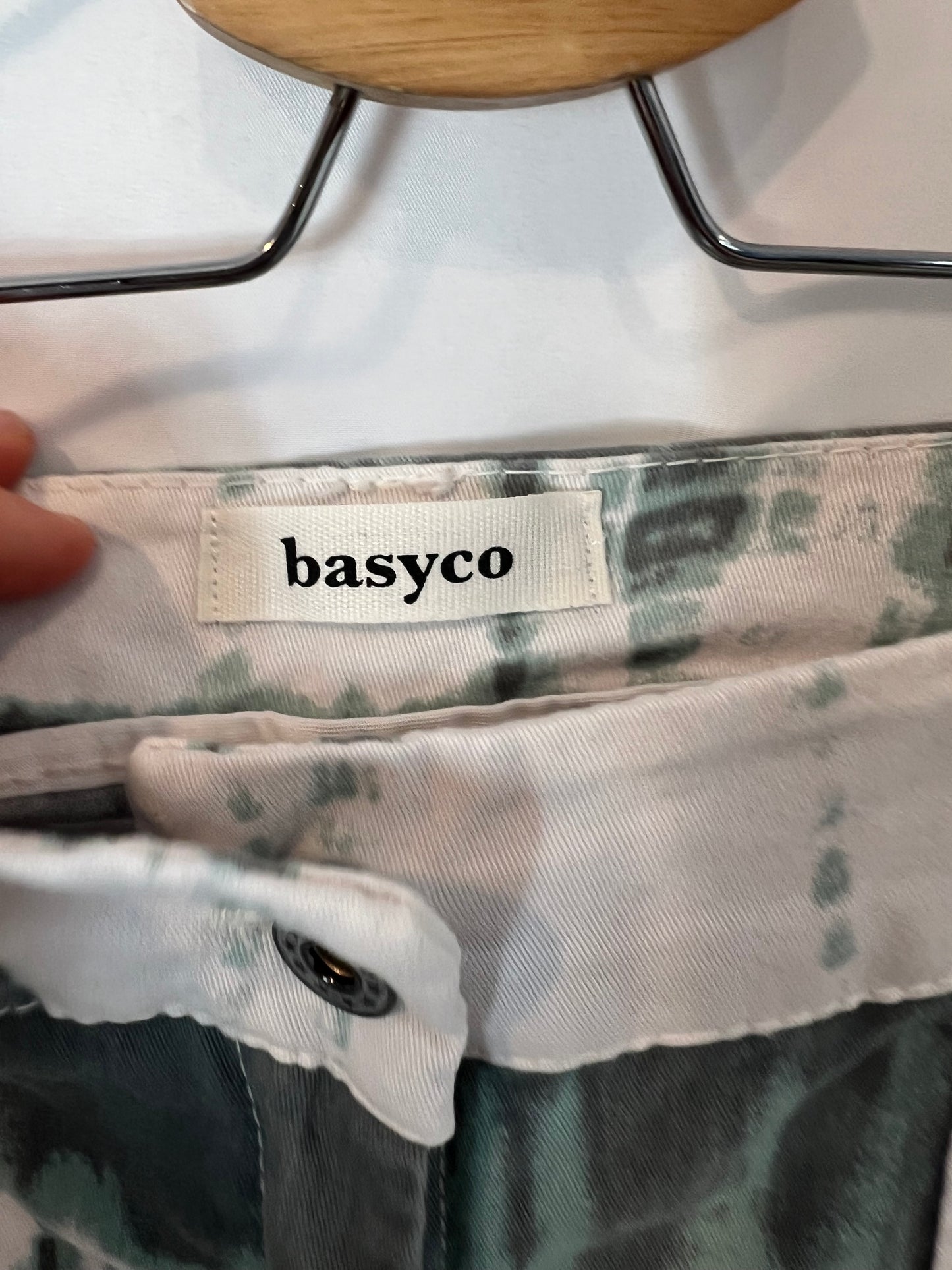 BASYCO. Denim tie dye pata ancha. T S