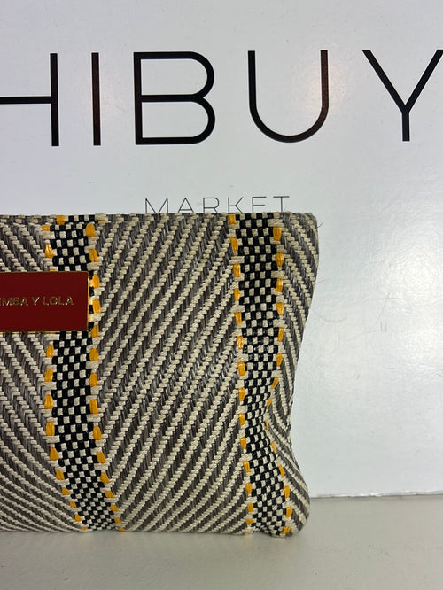 BIMBA Y LOLA. Bolso azul trenzado – Hibuy market