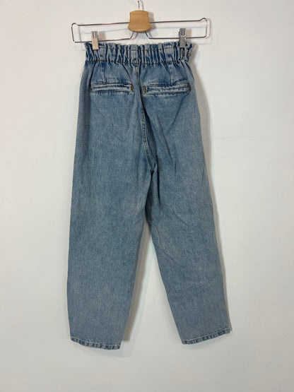 ZARA. pantalón slowchy denim T.13-14 años