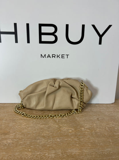 OTRAS. Bolso piel beige mini