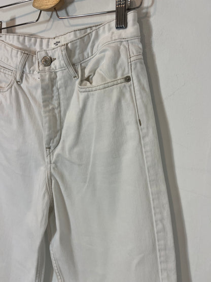 ISABEL MARANT. Pantalón denim blanco T.34